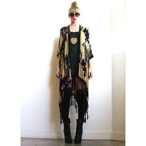 ANNE VAUGHN 1989 Vintage Boho Kimono o/s